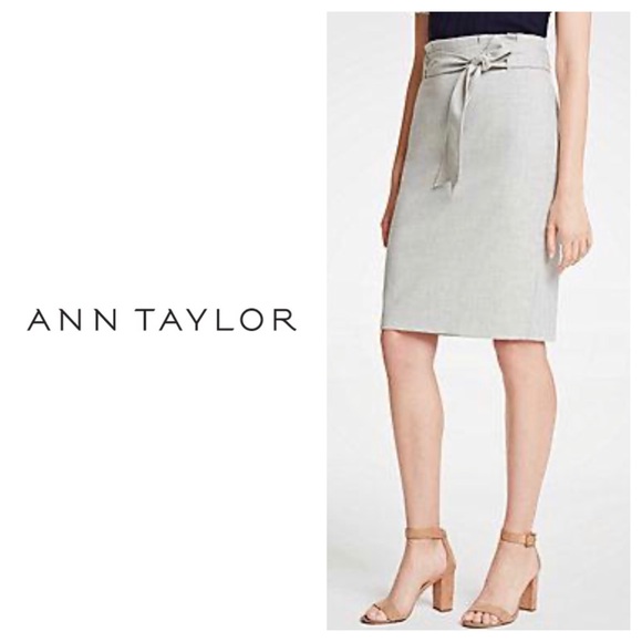 Ann Taylor Dresses & Skirts - NWOT - Ann Taylor Tie Waist Pencil Skirt, 16